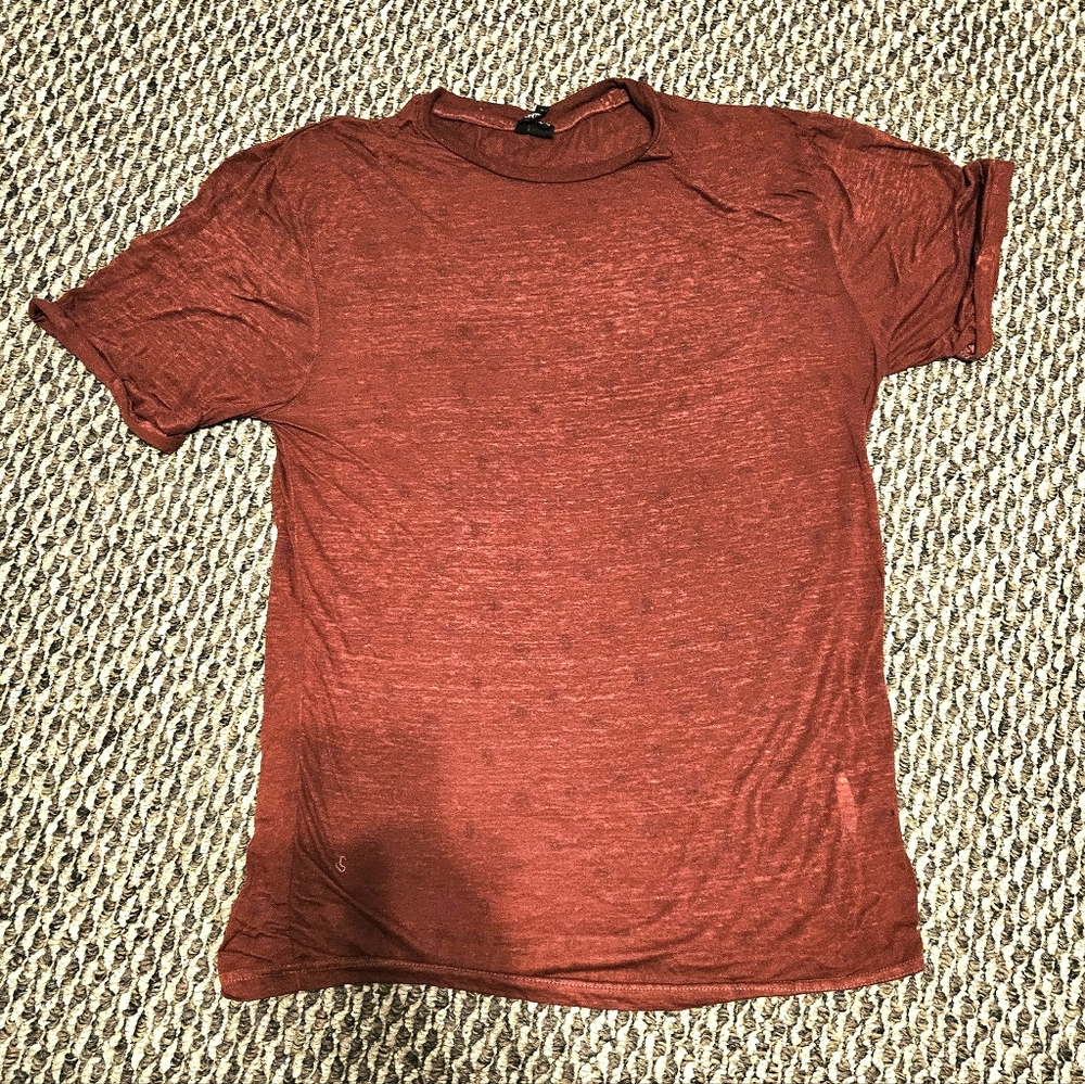 red paisley t shirt